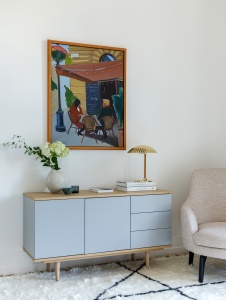 Фото интерьера спальни квартиры в стиле фьюжн