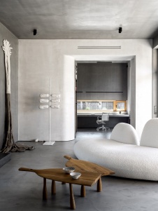 Фото интерьера гостиной дома в стиле минимализм