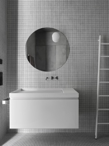 Фото интерьера санузла дома в стиле минимализм 