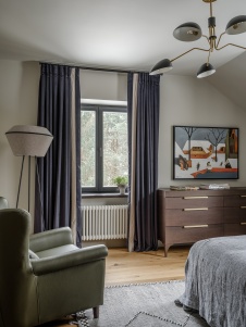 Фото интерьера спальни дома в средиземноморском стиле 