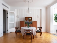 Фото интерьера столовой квартиры в стиле фьюжн 