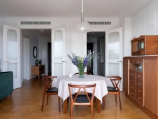 Фото интерьера столовой квартиры в стиле фьюжн 