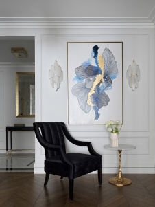 Фото интерьера гостиной квартиры в американском стиле