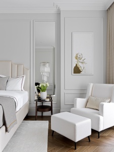 Фото интерьера спальни квартиры в американском стиле