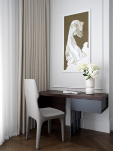 Фото интерьера спальни квартиры в американском стиле