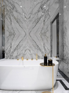 Фото интерьера ванной квартиры в американском стиле