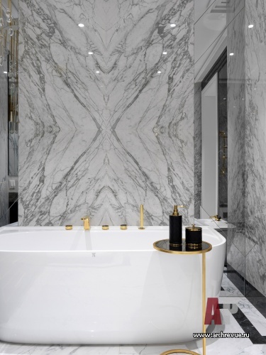 Фото интерьера ванной квартиры в американском стиле