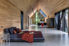 Фото интерьера спальни дома в стиле минимализм