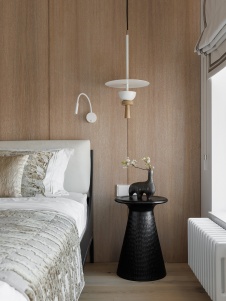 Фото интерьера спальни квартиры в стиле минимализм 