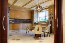 Фото интерьера кухни квартиры в стиле фьюжн