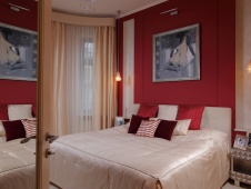 Фото интерьера спальни квартиры в стиле эклектика