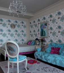 Фото интерьера детской комнаты пентхауса в современной классике