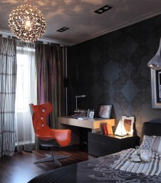 Фото интерьера детской комнаты пентхауса в современной классике