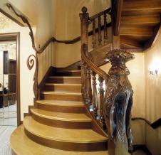 Фото лестницы квартиры в стиле модерн