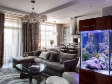 Фото интерьера столовой небольшой квартиры в современном стиле