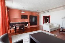 Фото интерьера гостиной квартиры в стиле минимализм