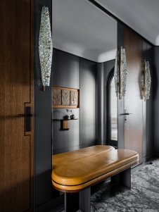 Фото интерьера входной зоны квартиры в стиле фьюжн 