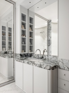 Фото интерьера санузла квартиры в стиле фьюжн 