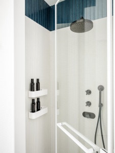 Фото интерьера гостевого санузла квартиры в стиле фьюжн 