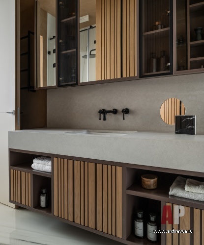 Фото интерьера санузла квартиры в современном стиле