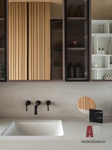 Фото интерьера санузла квартиры в современном стиле