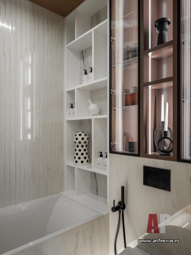 Фото интерьера санузла квартиры в современном стиле