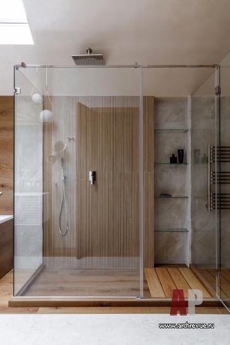 Фото интерьера санузла дома в современном стиле 