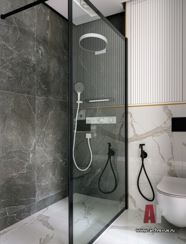Фото интерьера санузла квартиры в современном стиле 