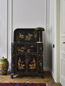 Фото интерьера гостиной квартиры в стиле фьюжн