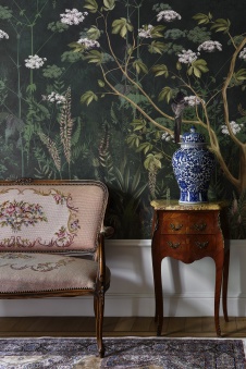 Фото интерьера спальни квартиры в стиле фьюжн