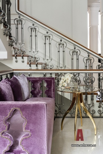 Фото интерьера входной зоны дома в стиле ар-деко 