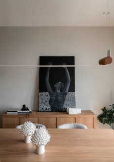 Фото интерьера столовой квартиры в современном стиле