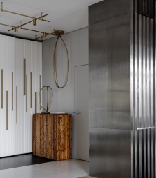 Фото интерьера входной зоны квартиры в стиле минимализм 