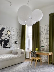 Фото интерьера детской квартиры в стиле фьюжн 