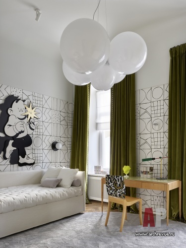 Фото интерьера детской квартиры в стиле фьюжн 