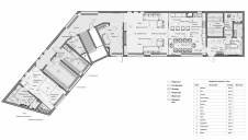 План первого этажа двухэтажного дома в Сочи. Общая площадь 480 кв. м.