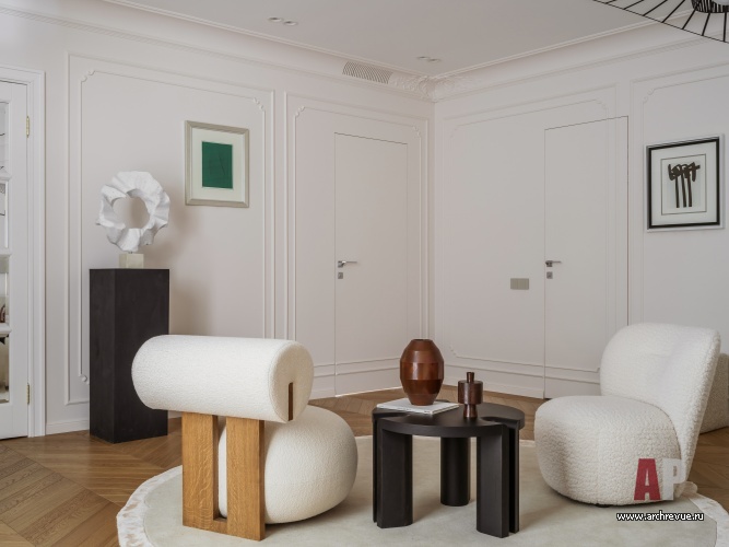 Фото интерьера зоны отдыха квартиры в стиле фьюжн