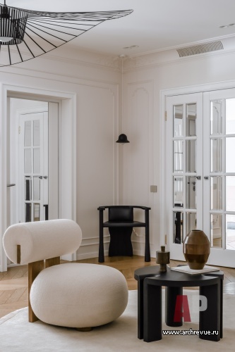 Фото интерьера гостиной квартиры в стиле фьюжн