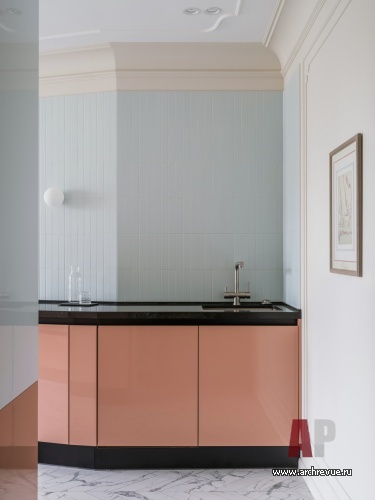 Фото интерьера кухни квартиры в стиле фьюжн