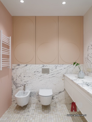 Фото интерьера санузла квартиры в стиле фьюжн