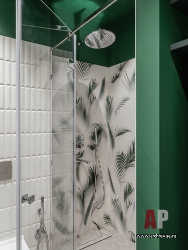 Фото интерьера гостевого санузла квартиры в стиле фьюжн