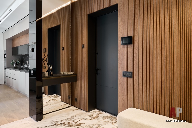 Фото интерьера входной зоны в квартиры в современном стиле