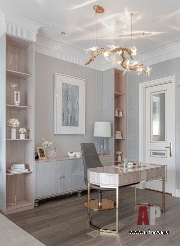 Фото интерьера спальни квартиры в стиле ар-деко