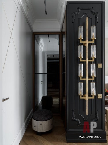 Фото интерьера спальни квартиры в стиле ар-деко 