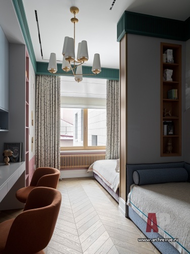 Фото интерьера детской квартиры в стиле ар-деко