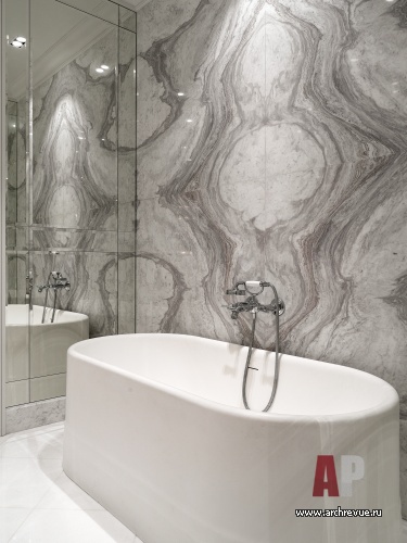 Фото интерьера санузла квартиры в американском стиле