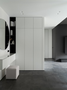 Фото интерьера входной зоны квартиры в стиле минимализм