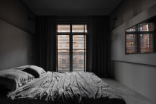 Фото интерьера спальни квартиры в стиле минимализм