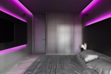 Фото интерьера спальни квартиры в стиле минимализм