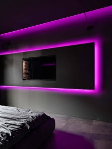 Фото интерьера спальни квартиры в стиле минимализм